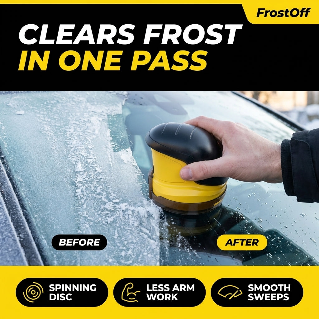 FrostOff before and after