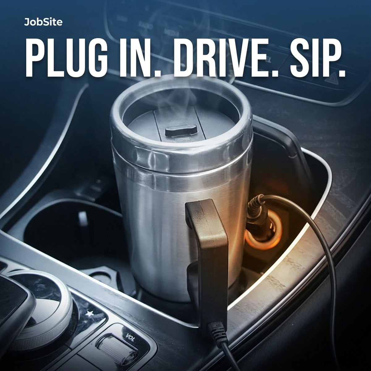 Plugged into truck socket