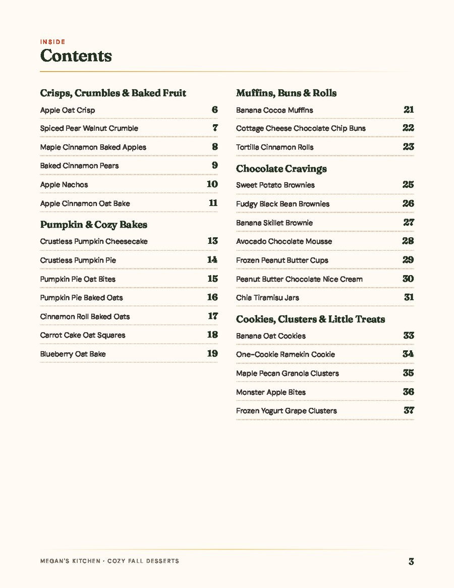 A real page from the book, Contents, p. 3