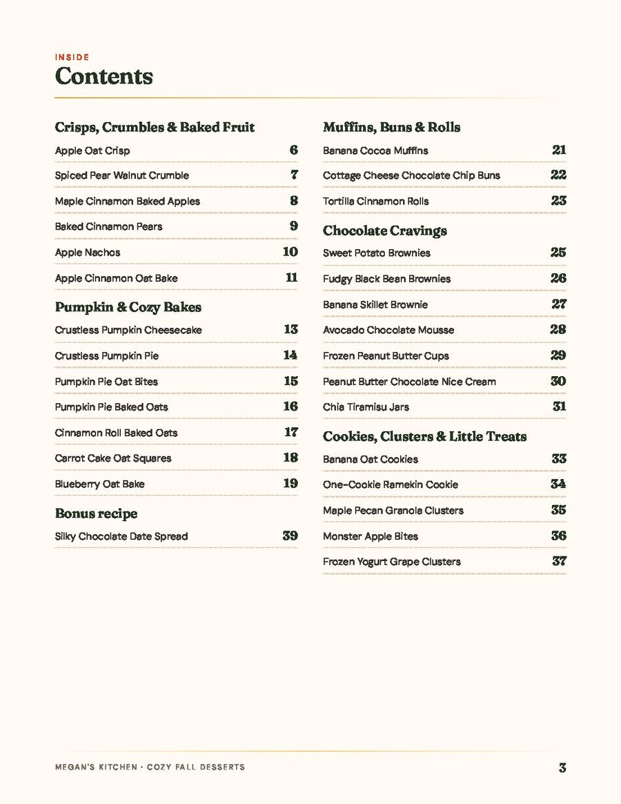 A real page from the book, Contents, p. 3