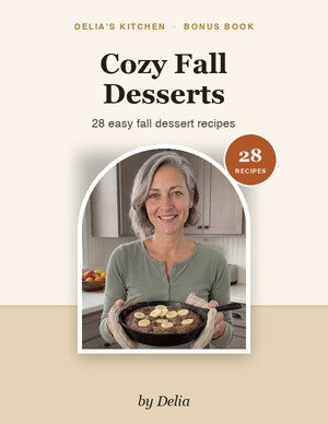 Cover of the bonus fall book, Megan's Cozy Fall Desserts