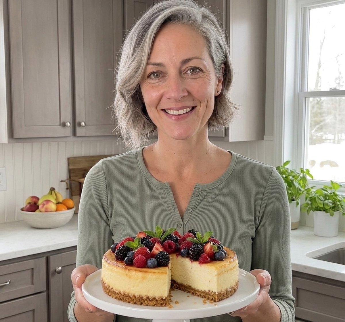 Greek Yogurt Cheesecake · p. 12