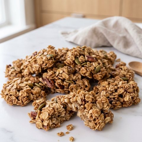 Maple Pecan Granola Clusters