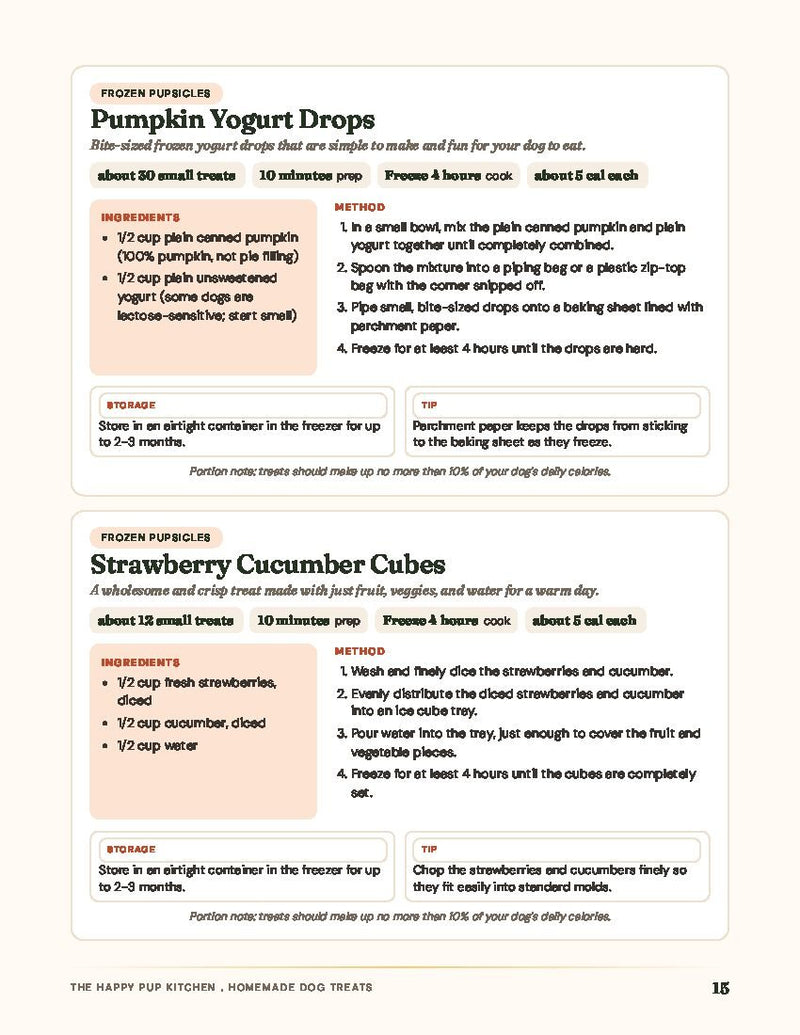 Treats sample page