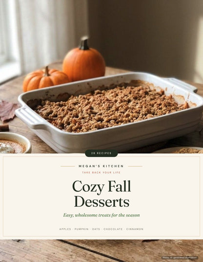 Megan's Cozy Fall Desserts book cover