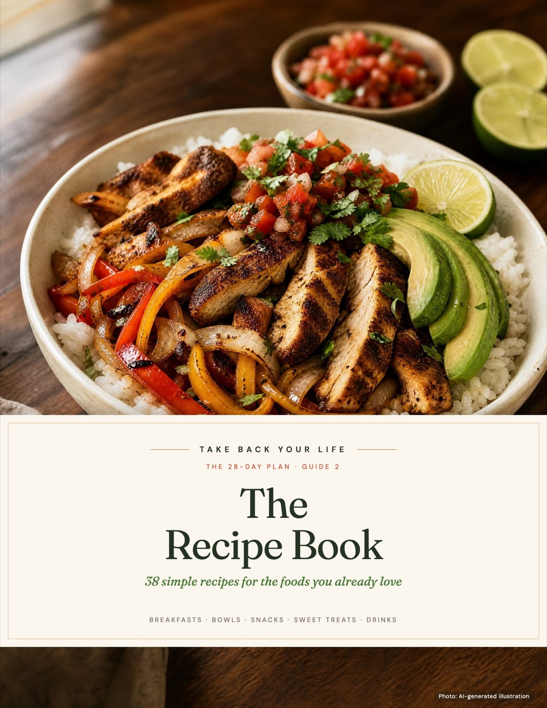 The Recipe Book cover, Take Back Your Life