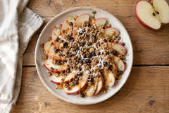 Apple nachos (AI-generated illustration)