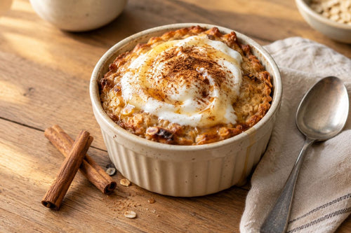Cinnamon Roll Baked Oats