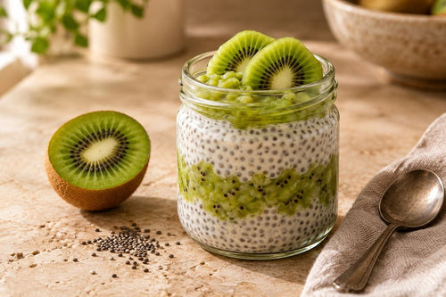 Overnight Kiwi Chia Pudding