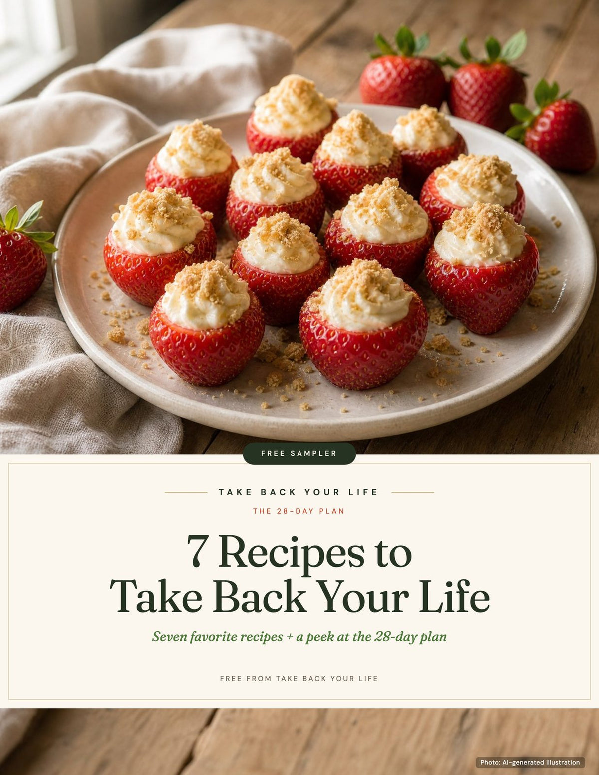 7 Recipes to Take Back Your Life: free sampler cover