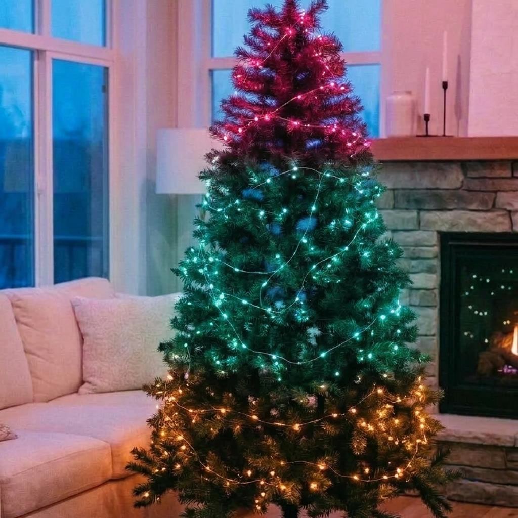 Twinkle Tree rainbow lights